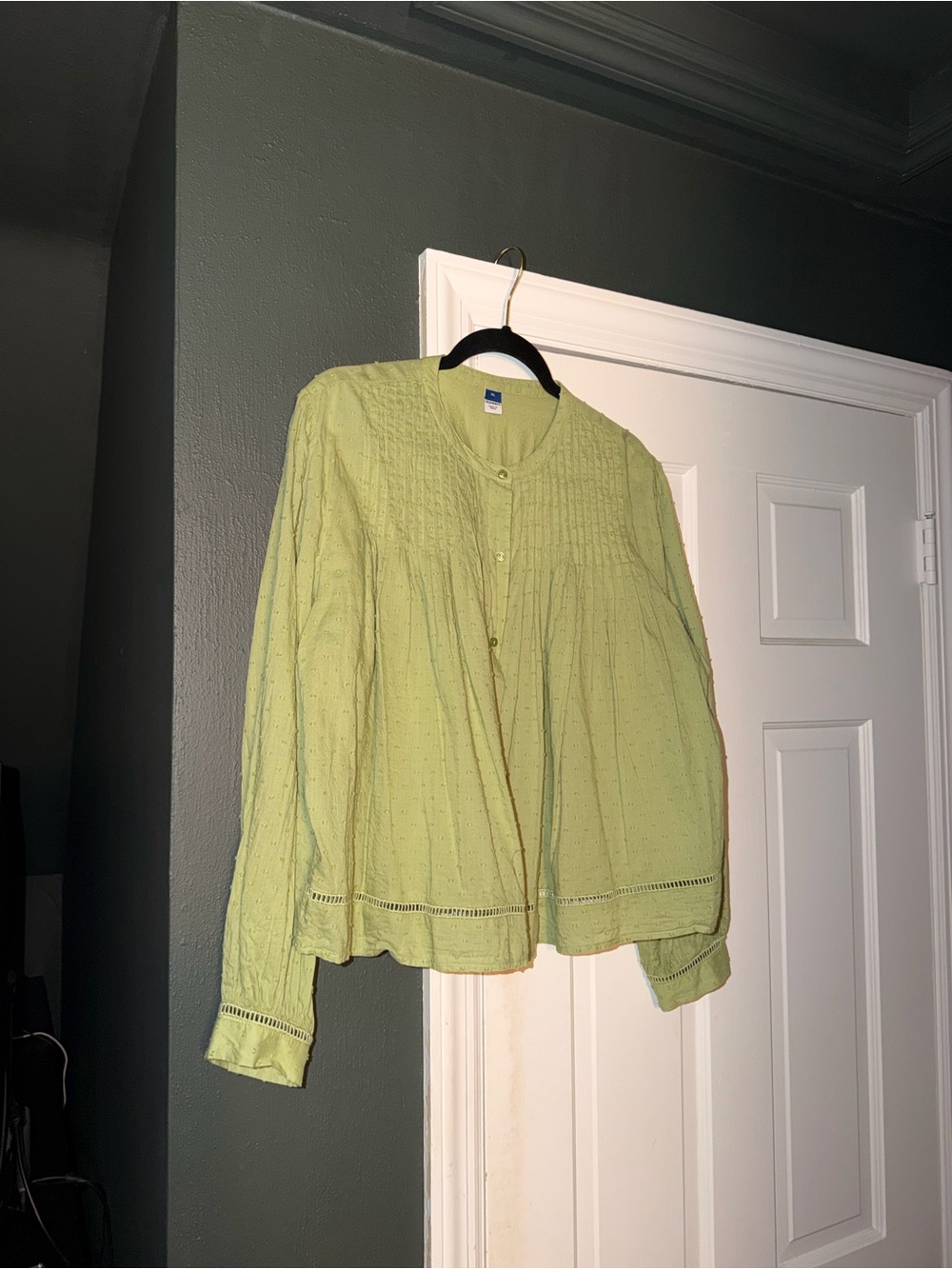 ON Light Green Women's Button-Front Top